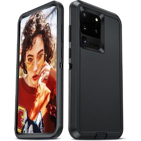 LeYi for Samsung Galaxy S20 Ultra Case: Heavy Duty 3 in 1 Samsung S20 Ultra Case, Military Grade Shockproof Phone Case Cover for Samsung Galaxy S20 Ultra (Teal)