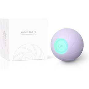 Cheerble Intelligent Interactive Dog Toy Ball with LED Lights, Wicked Ball PE, Automatic Moving Bouncing Rotating Ball, Active Rolling Ball for Medium/Large Dog