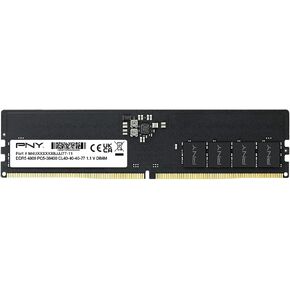 ذاكرة بي إن واي بيرفورمانس 8 جيجابايت DDR5 4800 ميجاهرتز (PC5-38400) CL40 1.1 فولت لسطح المكتب (DIMM) - MD8GSD54800-TBA in Kuwait