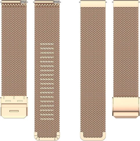 RuenTech Metal Mesh Loop Band Compatible for ENOMIR IDW19/Faweio IDW26/ZOSKVEE P95/Kuizil T70 Smart Watch Bands, Quick Release Replacment Stainless Steel Straps Universal 22mm Smart Watch Band in Saudi Arabia
