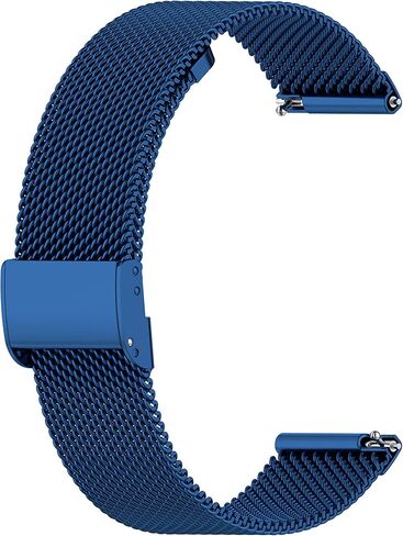 RuenTech Metal Mesh Loop Band Compatible for ENOMIR IDW19/Faweio IDW26/ZOSKVEE P95/Kuizil T70 Smart Watch Bands, Quick Release Replacment Stainless Steel Straps Universal 22mm Smart Watch Band in Saudi Arabia