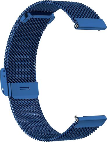 RuenTech Metal Mesh Loop Band Compatible for ENOMIR IDW19/Faweio IDW26/ZOSKVEE P95/Kuizil T70 Smart Watch Bands, Quick Release Replacment Stainless Steel Straps Universal 22mm Smart Watch Band in Saudi Arabia