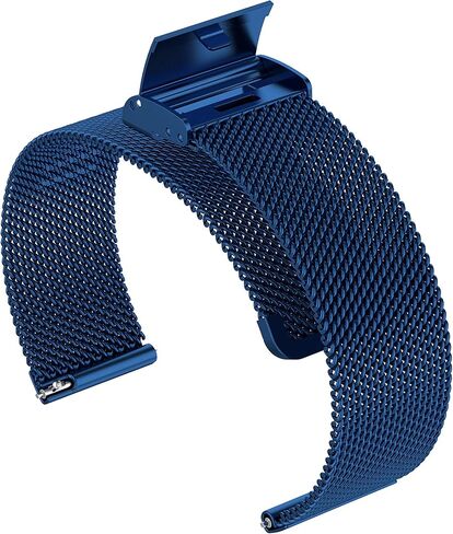 RuenTech Metal Mesh Loop Band Compatible for ENOMIR IDW19/Faweio IDW26/ZOSKVEE P95/Kuizil T70 Smart Watch Bands, Quick Release Replacment Stainless Steel Straps Universal 22mm Smart Watch Band in Saudi Arabia