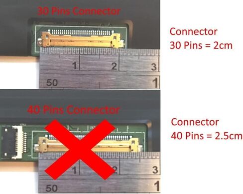 شاشة بديلة LCD جديدة 14.0 بوصة N140HCG-GE1 FHD 1920x1080 IPS 30 Pin Matte لتطبيق الكمبيوتر المحمول/العرض/الشاشة/LCD in Saudi Arabia