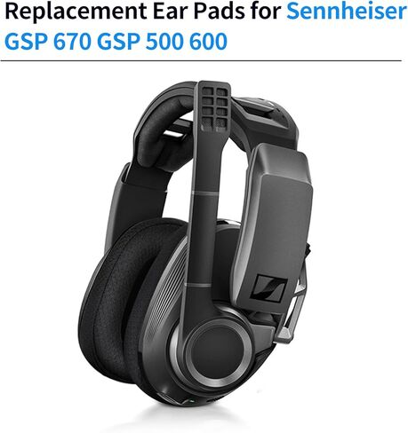 XBERSTAR GSP 670 GSP 500 600 Replacement Ear Pads Cushions for SENNHEISER GSP 670 GSP 500 600 Headphone Earpads (Breathable mesh) in Kuwait