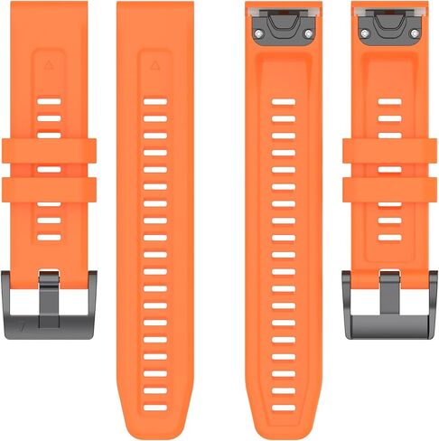 Fit for Garmin Descent MK3 43mm Watch Bands Women Men, Descent MK3i 43mm Silicone Replacement Bands Straps Wristbands Bracelet Fit for Garmin Fenix 7s/Fenix 6s/Fenix 5s in Saudi Arabia