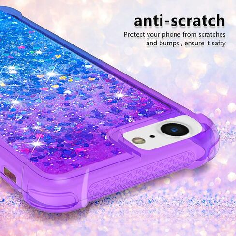 for iPhone SE Case 2022(3rd)/2020(2nd), iPhone 8/7 Case,Blue/Purple in Kuwait