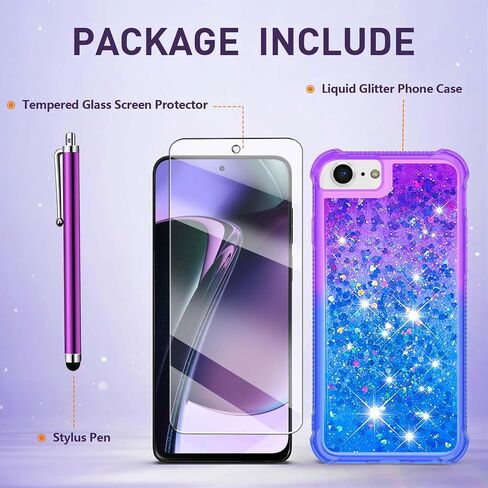 for iPhone SE Case 2022(3rd)/2020(2nd), iPhone 8/7 Case,Blue/Purple in Kuwait