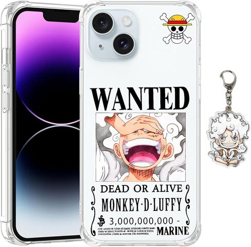 حافظة هاتف رائعة بتصميم الرسوم المتحركة مصممة لهاتف iPhone 11 مقاس 6.1 بوصة، حافظات شفافة ناعمة مضادة للصدمات مع سلسلة مفاتيح أنيمي لطيفة للأولاد والبنات والمراهقين (أنمي 2، لحافظة iphone 11) in Saudi Arabia