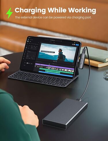قطعتان من ميكروفون Lavalier اللاسلكي الاحترافي المحدث لهواتف iPhone وiPad وAndroid وUSB-C وميكروفون صغير مع خاصية إلغاء الضوضاء، وميكروفونات مثبتة على الهاتف لتسجيل الفيديو ومقابلة Podcast Tiktok Vlog in Kuwait