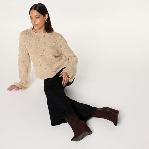 The Drop Women's Gina Wedge Midshaft Boot Classic in Saudi Arabia