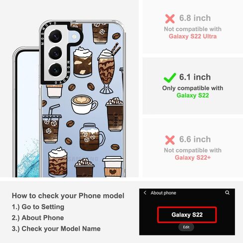 حافظة MOSNOVO لهاتف Samsung Galaxy S24 Ultra، [Buffertech 6.8ft حماية من السقوط بدرجة عسكرية] [تقنية مضادة للتقشير] تصميم غطاء هاتف ممتص للصدمات من مادة TPU - أرض الديناصورات in Kuwait