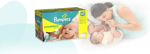 Pampers Swaddlers Diapers, Newborn 20 Count in Kuwait