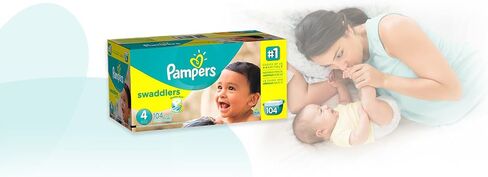 Pampers Swaddlers Diapers, Newborn 20 Count in Kuwait