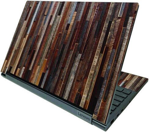 MightySkins Skin Compatible with Lenovo Yoga C940 15" (2020) - Gray Wood | Protective, Durable, and Unique Vinyl Decal wrap Cover | Easy to Apply, Remove, and Change Styles | Made in The USA in Saudi Arabia