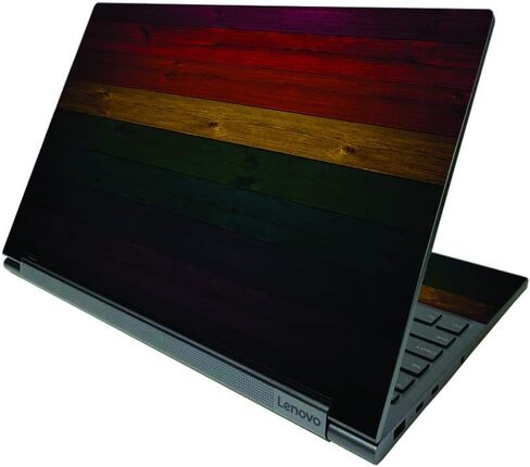 MightySkins Skin Compatible with Lenovo Yoga C940 15" (2020) - Gray Wood | Protective, Durable, and Unique Vinyl Decal wrap Cover | Easy to Apply, Remove, and Change Styles | Made in The USA in Saudi Arabia
