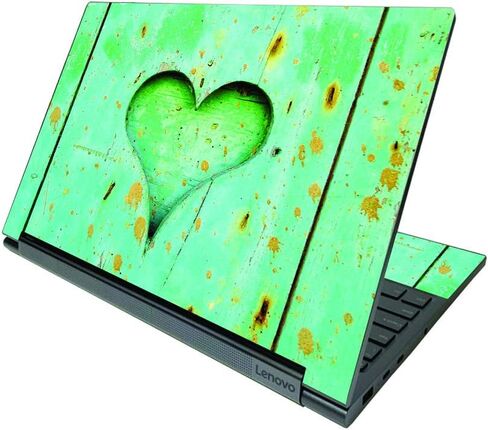 MightySkins Skin Compatible with Lenovo Yoga C940 15" (2020) - Gray Wood | Protective, Durable, and Unique Vinyl Decal wrap Cover | Easy to Apply, Remove, and Change Styles | Made in The USA in Saudi Arabia