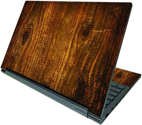MightySkins Skin Compatible with Lenovo Yoga C940 15" (2020) - Gray Wood | Protective, Durable, and Unique Vinyl Decal wrap Cover | Easy to Apply, Remove, and Change Styles | Made in The USA in Saudi Arabia