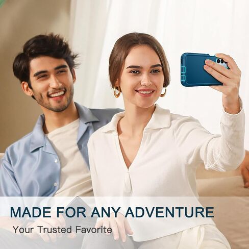 حافظة I-HONVA لهاتف Samsung Galaxy A15 5G مقاومة للصدمات والغبار/السقوط 3 طبقات حماية كاملة للجسم [بدون واقي شاشة] حافظة متينة شديدة التحمل لهاتف Galaxy A15 5G، تركواز in Saudi Arabia
