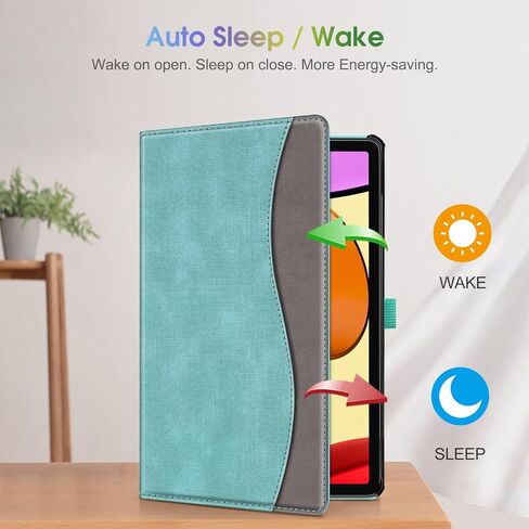 Fintie Case for Amazon Fire Max 11 Tablet (13th Generation, 2023 Release) - [Corner Protection] Multi-Angle Viewing Stand Cover with Pocket & Pencil Holder, Auto Sleep Wake, Turquoise in Saudi Arabia