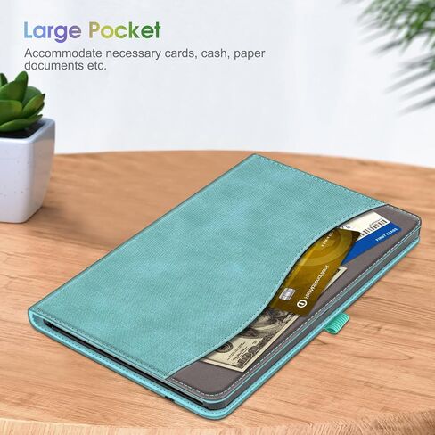 Fintie Case for Amazon Fire Max 11 Tablet (13th Generation, 2023 Release) - [Corner Protection] Multi-Angle Viewing Stand Cover with Pocket & Pencil Holder, Auto Sleep Wake, Turquoise in Saudi Arabia