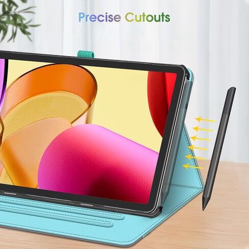 Fintie Case for Amazon Fire Max 11 Tablet (13th Generation, 2023 Release) - [Corner Protection] Multi-Angle Viewing Stand Cover with Pocket & Pencil Holder, Auto Sleep Wake, Turquoise in Saudi Arabia