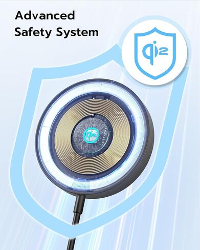 شاحن لاسلكي Qi2، وسادة شحن لاسلكية iPhone 16 متوافقة مع Mag-Safe، 15 وات فائقة السرعة لهاتف iPhone 16/16 Pro/15/15 Plus/15 Pro/15 Pro Max/14/13/12 (عبوتان) in Saudi Arabia