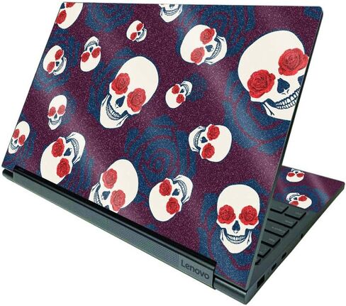 MightySkins Glossy Glitter Skin Compatible with Lenovo Yoga C940 15" (2020) - Blue Green Polygon | Protective, Durable High-Gloss Glitter Finish | Easy to Apply and Change Styles | Made in The USA in Saudi Arabia