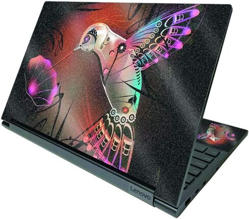 MightySkins Glossy Glitter Skin Compatible With Lenovo Yoga C940 15" (2020) - Blue Avocados | Protective, Durable High-Gloss Glitter Finish | Easy to Apply, Remove, and Change Styles | Made in The USA in Saudi Arabia