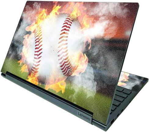 MightySkins Glossy Glitter Skin Compatible With Lenovo Yoga C940 15" (2020) - Blue Avocados | Protective, Durable High-Gloss Glitter Finish | Easy to Apply, Remove, and Change Styles | Made in The USA in Saudi Arabia