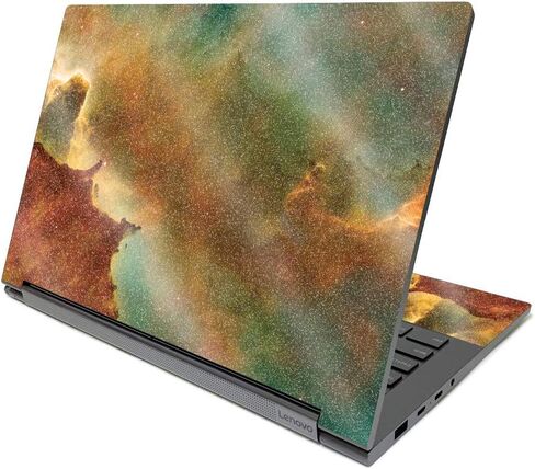 MightySkins Glossy Glitter Skin Compatible with Lenovo Yoga C940 14" (2020) - Galactic Landscape | Protective, Durable High-Gloss Glitter Finish | Easy to Apply and Change Styles | Made in The USA in Saudi Arabia