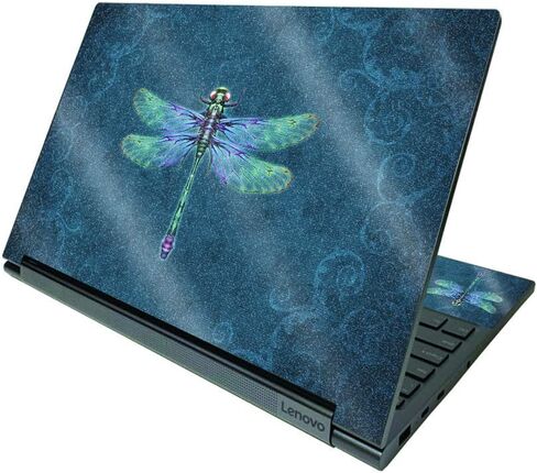 جلد لامع لامع من MightySkins متوافق مع Lenovo Yoga C940 15 "(2020) - جاكار أزرق فاتح | لمسة نهائية لامعة واقية ومتينة شديدة اللمعان | سهل التطبيق وتغيير الأنماط | صنع في الولايات المتحدة الأمريكية in Saudi Arabia