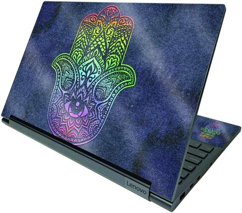 جلد لامع لامع من MightySkins متوافق مع Lenovo Yoga C940 15 "(2020) - جاكار أزرق فاتح | لمسة نهائية لامعة واقية ومتينة شديدة اللمعان | سهل التطبيق وتغيير الأنماط | صنع في الولايات المتحدة الأمريكية in Saudi Arabia