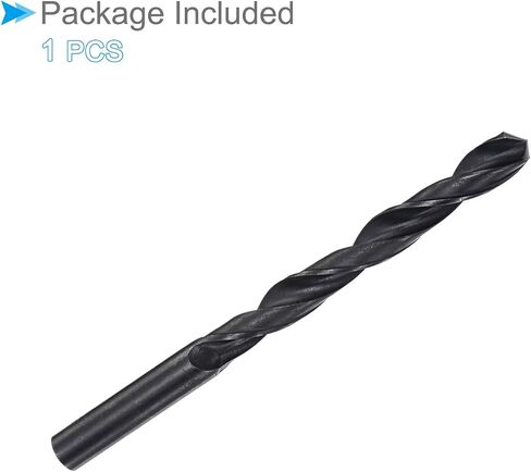 6542 High Speed Steel Twist Drill Bits, 8.5mm Diameter 115mm Length, Black Oxide Straight Twist Jobber Drill Bit - (Applications: for Metal Woodwork Plastic Aluminum) in Saudi Arabia