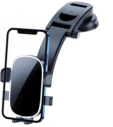 Phone Mount for Car，2-in-1 Car Phone Holder for Car Dashboard or Windshield，Compatible with All Smartphones in Saudi Arabia