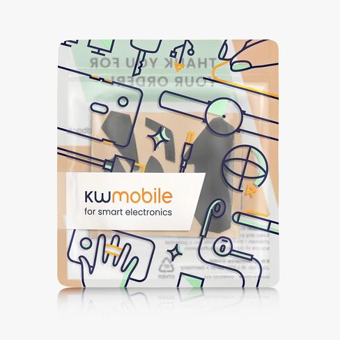kwmobile Mouse Feet Replacement Compatible with Logitech G402 Computer Mouse Skates Sticker - Black in Saudi Arabia