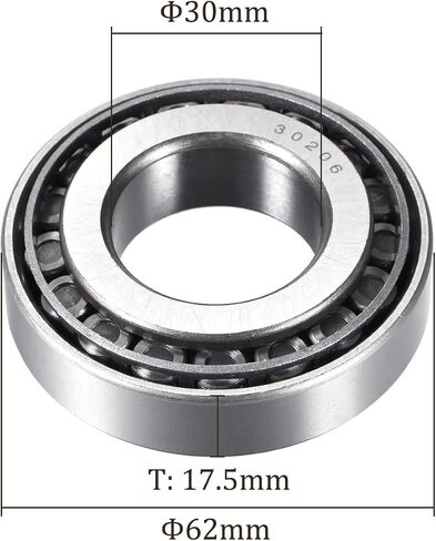1pcs 32005X Tapered Roller Bearing - [25mm x 47mm x 15mm] Chrome Steel Bearing Cone and Cup Set for Conveyor System Use in Saudi Arabia
