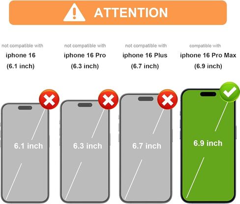 Vaburs متوافق مع محفظة iPhone 16 Pro Max مع حامل بطاقة الائتمان، نمط الفهد الأبيض فليب فاخر من جلد البولي يوريثان، غطاء واقٍ مقاوم للصدمات مقاس 6.9 بوصة in Saudi Arabia