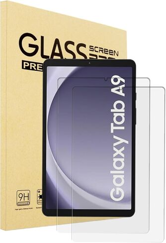 i-Tensodo 2 Pack Tempered Glass Screen Protector For Samsung Galaxy Tab A9 8.7 inch 2023 (SM-X110/X115/X117), Samsung Galaxy Tab A7 Lite 8.7 Inch 2021 Tablet, 2.5D, 9H Hardness in Saudi Arabia