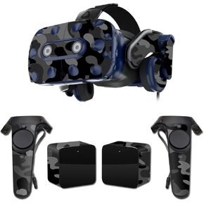 MightySkins Skin Compatible with HTC Vive Pro VR Headset - Black Camo | Protective, Durable, and Unique Vinyl Decal wrap Cover | Easy to Apply, Remove, and Change Styles | Made in The USA