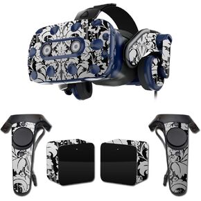 MightySkins Skin Compatible with HTC Vive Pro VR Headset - Floral Retro | Protective, Durable, and Unique Vinyl Decal wrap Cover | Easy to Apply, Remove, and Change Styles | Made in The USA