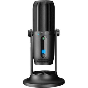 THRONMAX MDRILL Ghost RGB USB Podcast Microphone, Computer Microphone for Recording, Gaming & Voice-Over, Tap-to-Mute, Headphone Jack, 96Khz 24 Bit