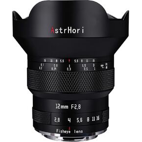 AstrHori 12mm F2.8 Fisheye Lens Full Frame Manual Camera Lens (for Nikon Z Mount)