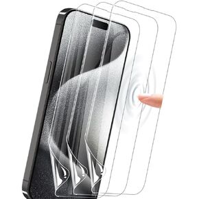 2Pack Upgraded Hydrogel Screen Protector For iPhone 13/13 Pro, iPhone 14 (6.1"), Non-breakable Flexible TPU&Case Friendly Transparent Soft Protective Film (Not Tempered Glass)