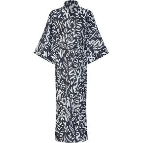 Women's Kimono Robe, Lightweight Long Soft Satin Robes, Light Bathrobe Nightgown Pyjamas for Sleepwear and Loungewear