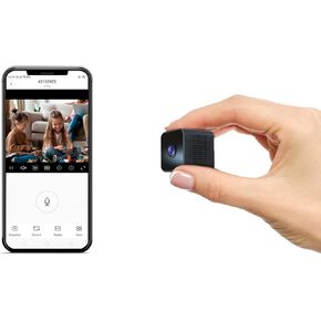 Secret Camera Hidden Home Spy Camera WiFi Wireless Nanny Cam with Phone App Room Camera, 100 Days Standby Battery Life, Night Vision, Motion Detection, Baby Monitor, Security Camera Indoor Outdoor