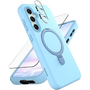 ACKETBOX for Samsung Galaxy S24 FE Case,Glitter Clear Case S24 FE,Shockproof Bumper Protective Phone Cover,Designed for Samsung Galaxy S24 FE 5G 6.4"(Clear Bling)