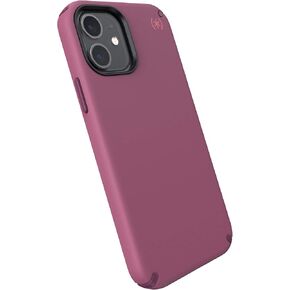 Speck Products Presidio2 PRO iPhone 12, iPhone 12 Pro Case, Lush Burgundy/Azalea Burgundy/Royal Pink