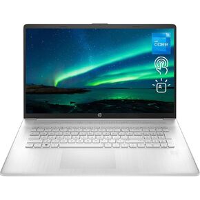 HP 17.3" Premium Laptop: High-Performance Computing with 17.3" HD+ Touchscreen, Intel Core i5-1334U, 16GB RAM, 512GB SSD, Webcam, Wi-Fi 6, Backlit Keyboard, Fingerprint Reader, Windows 11 Home