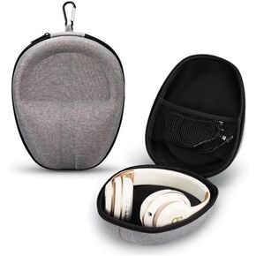 Travel Headphone Case for Beats Solo 4 Solo3 Studio Pro/JBL Tune 520BT 510BT 660NC 710BT 720BT 760NC 770NC/ Live 460NC 670NC 660NC/ TOZO HT2 Hybrid Active Noise Cancelling Headphones (Black)